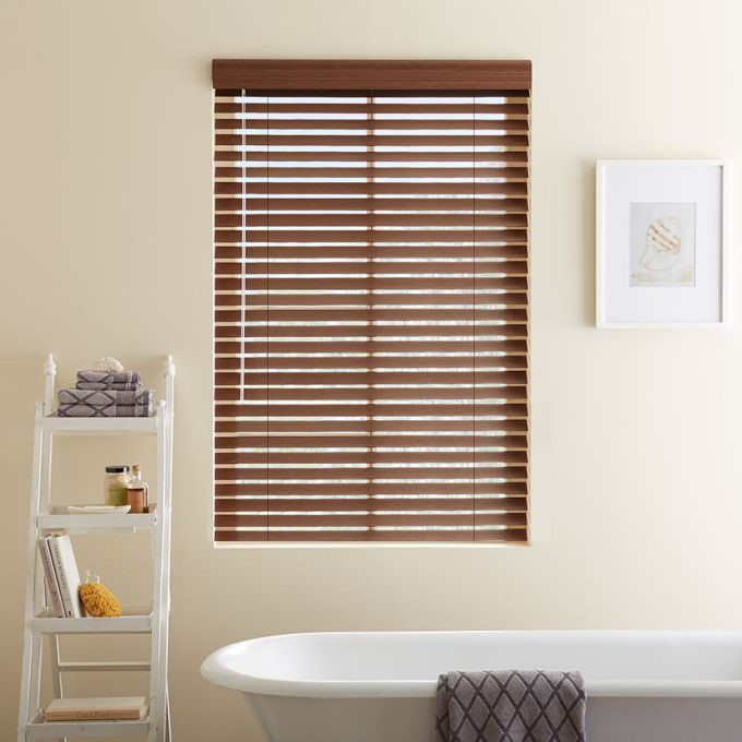 2" Premium Faux Wood Blinds - Tilt Only