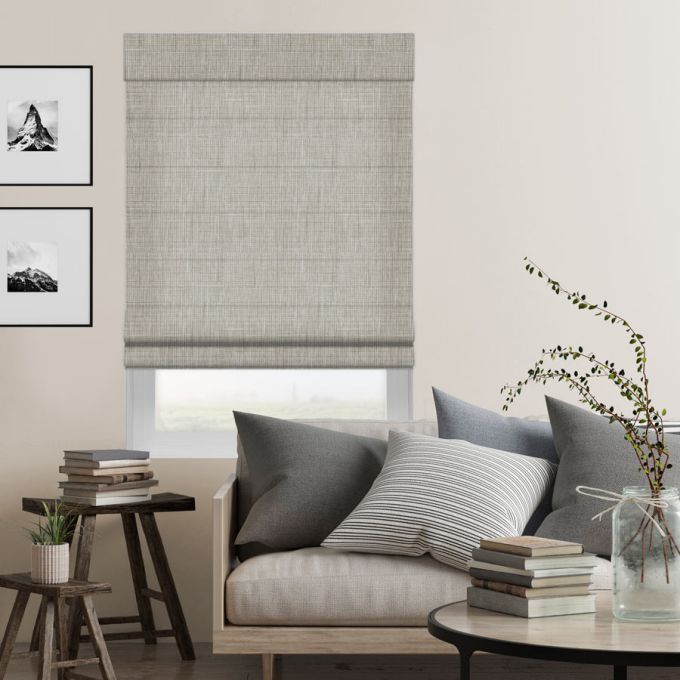 contemporary roman shades