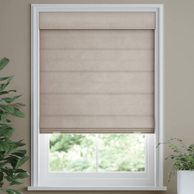 contemporary roman shades