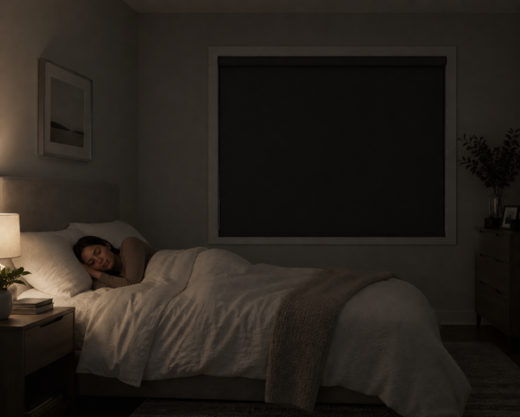 Attention night shift workers: Sleep better with total blackout shades!