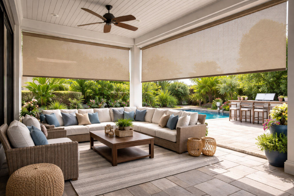 outdoor solar shades