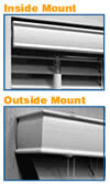 Mount Type - Inside or Outside Mount